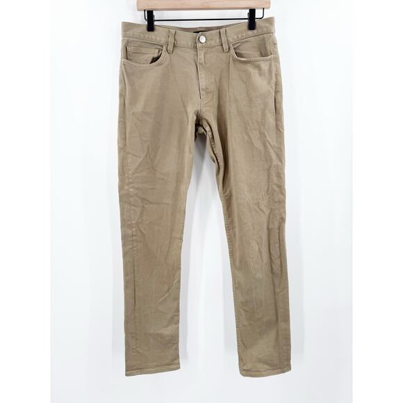 Theory Raffi Pima Twill Pants Size 32 Stretch Cotton Jeans Slim Men's Designer - Picture 1 of 16